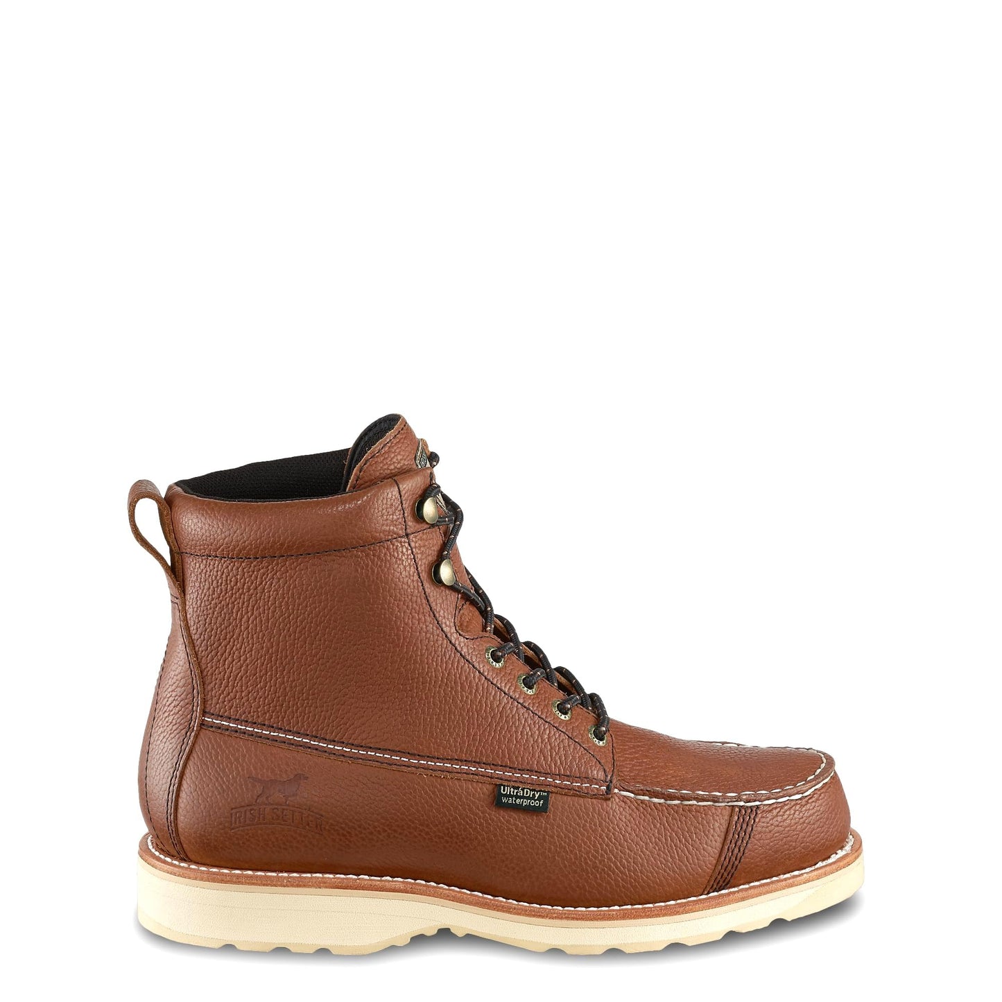 Irish Setter, Wingshooter, Men’s, 7", Waterproof, Hunting Boot, Amber/White, 9.5 B (Narrow)
