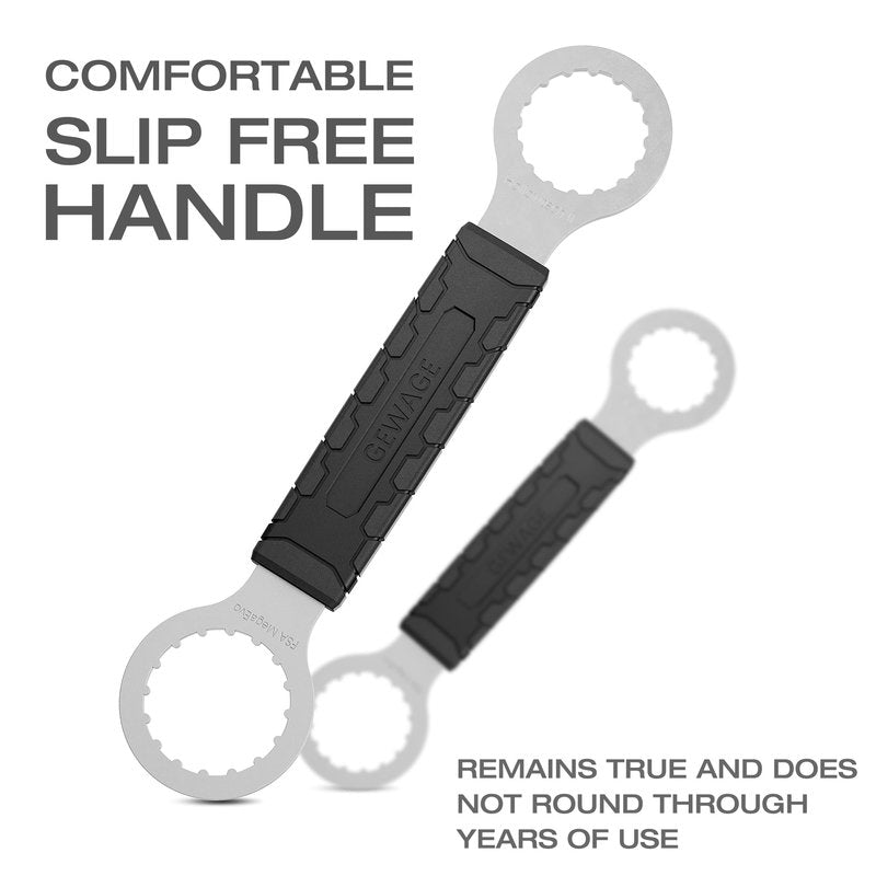Bicycle Bottom Bracket Tool - Bottom Bracket Removal Install Tool Compatible with Shimano Hollowtech II/BB9000, BBR60,FSA MegaEvo - BB Remover with Crank cap wrench(FSA MegaEvo)