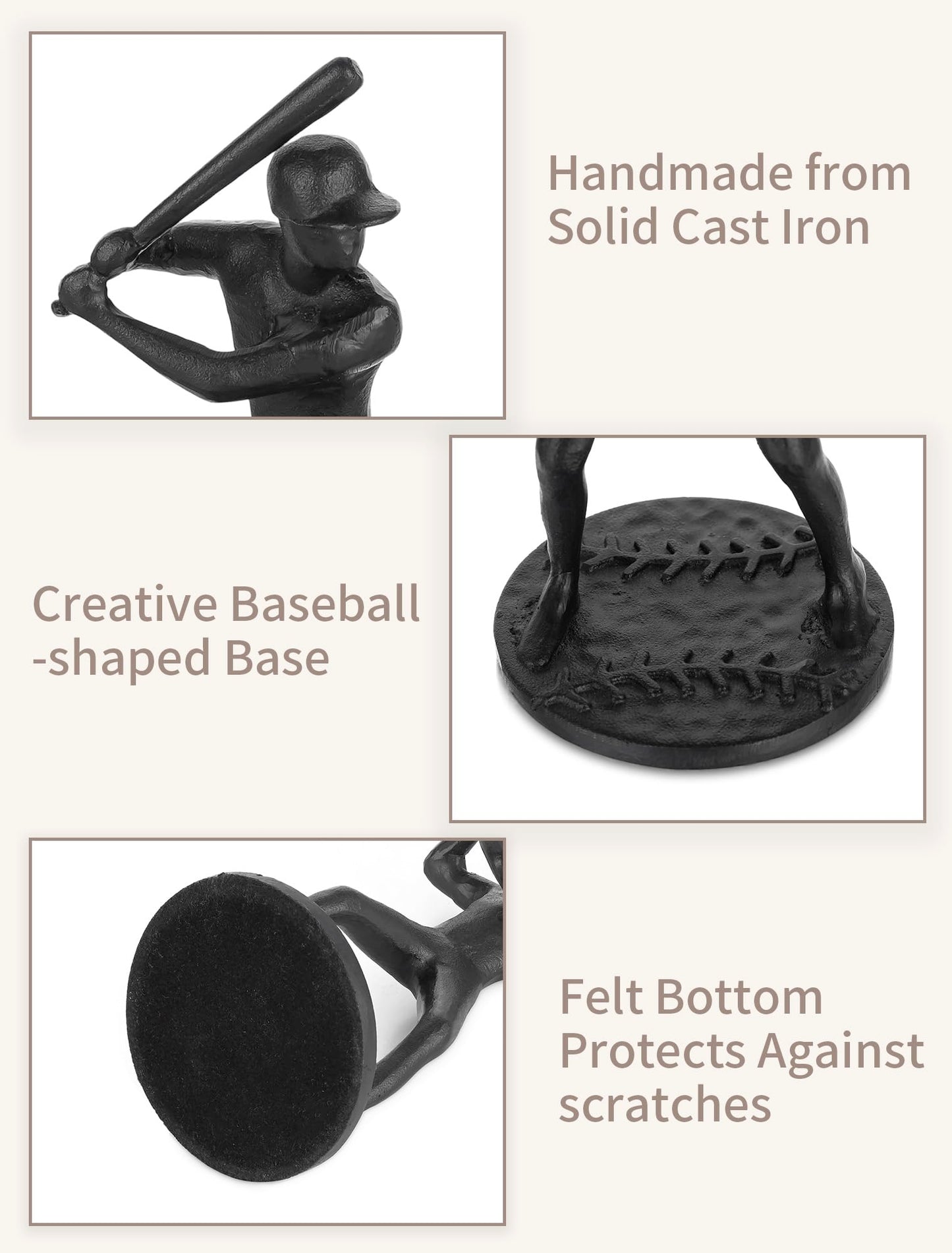 Sziqiqi Baseball Gifts for Men: Gifts for Baseball Players Lovers Coasch Teen Fans - Sport Themed Gift for Valentines Day Birthday Christmas - Baseballs Themed Figurine for Man