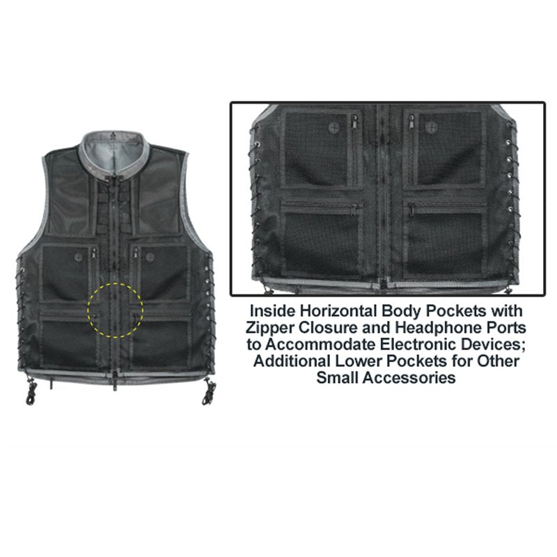 UTG Unisex Adult Modern Tactical-vests, Gray/Black, M - XL US