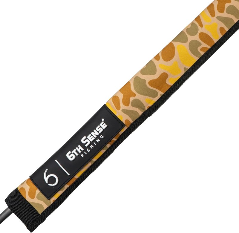 ProSix Rod Sleeve - Hook-Resistant Neoprene Covers for Durable Rod Storage | Floating Material (Retro - Duckland, Spinning)