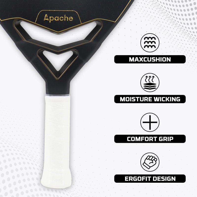 EVA Memory Padel Tennis Rackets 3D Surface Super Lightweight 18K Carbon Fiber Padel Paddles Tennis Racquet