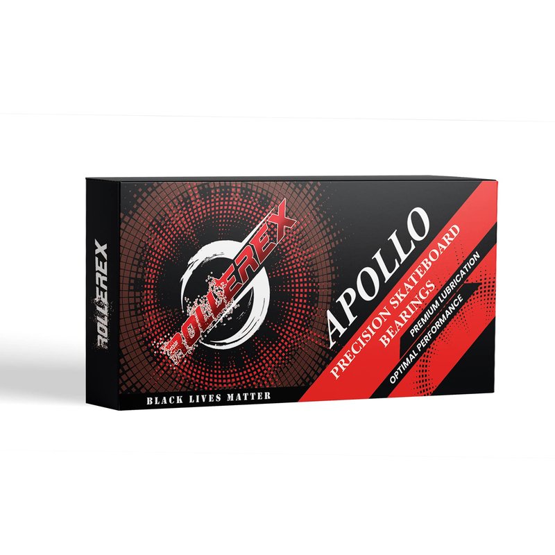 8-Pack Rollerex Apollo 608-2RS Skate Bearings