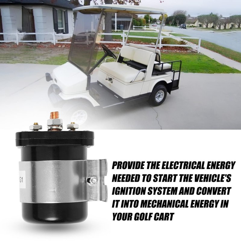RANSOTO 36V 4 terminal Solenoid Compatible with 1989 - UP EZGO, Club Car DS, Columbia, Yamaha Electric G4 G8 G9 G11 G16 Golf Cart Replaces 20468G1