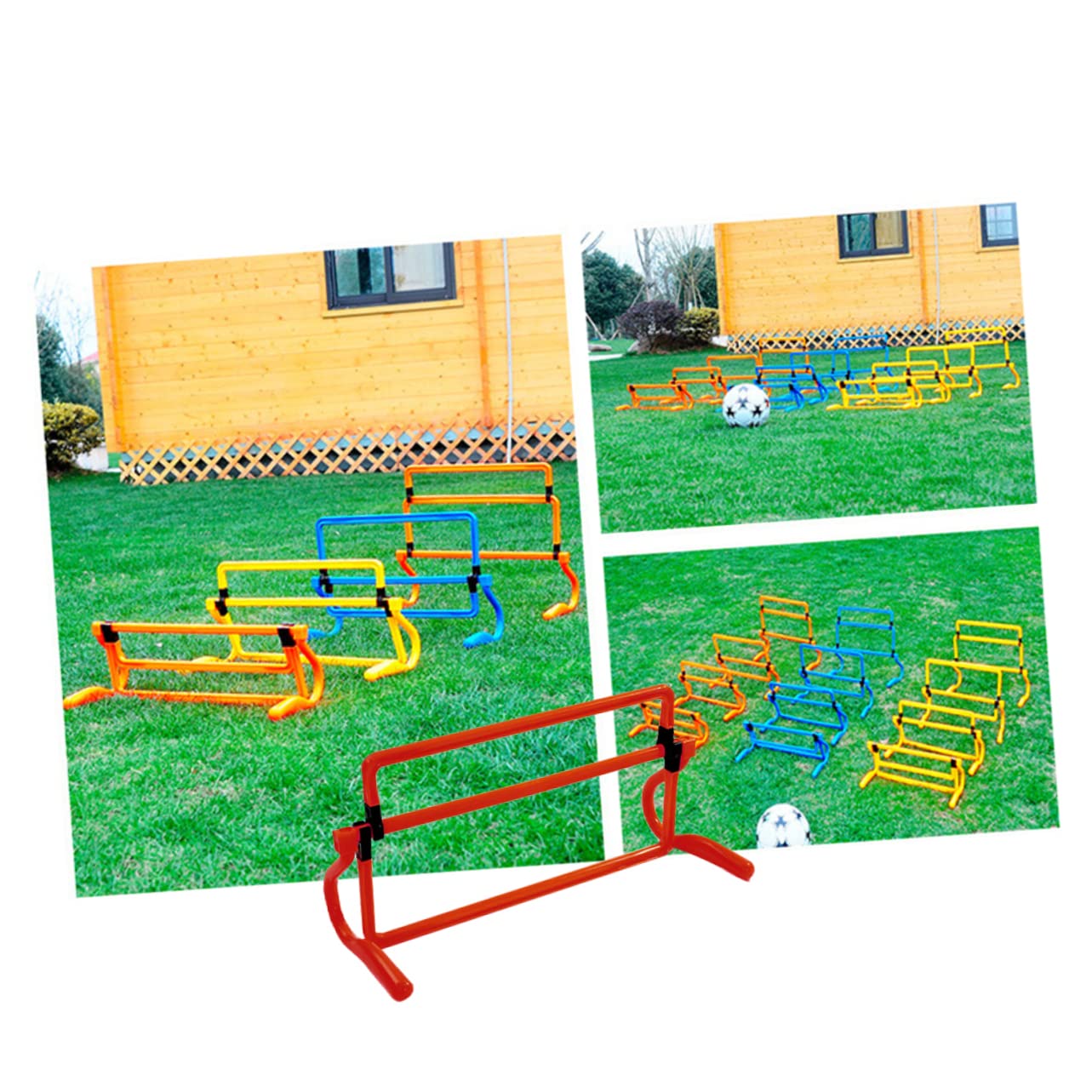 LIOOBO Football Training Accesspries Football Barrier Soccer Exercise Equipment Soccer Field Obastacles Training Hurdles