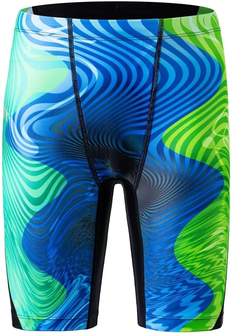 Boys Swim Jammers - Youth Competitive Swim Team Shorts | Athletic UPF 50+ Swimwear