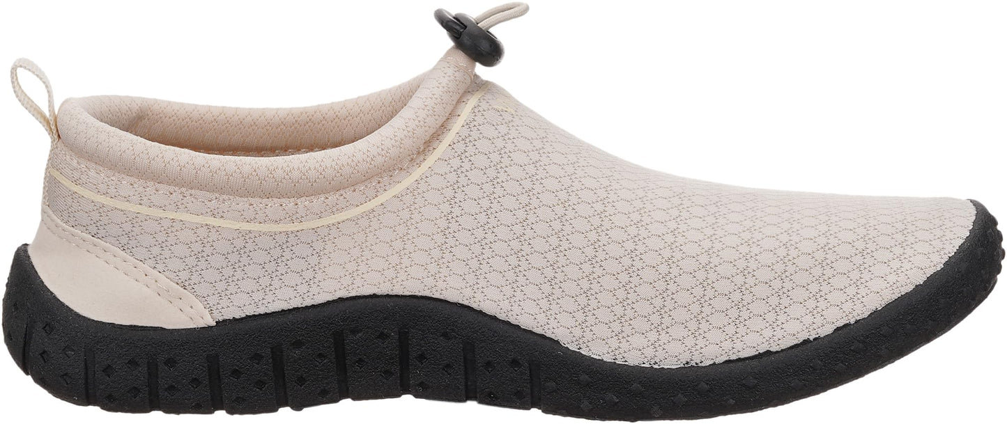 WHITIN Women's Multi-Purpose Feather Water Shoes Beige 10