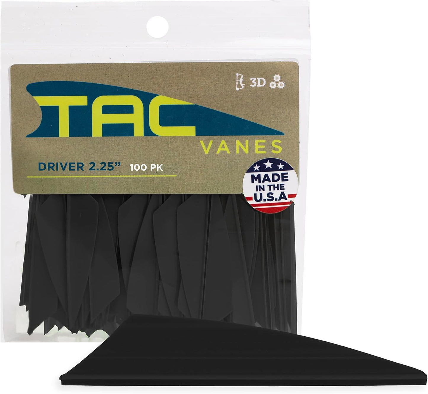 Hybrid Archery Vanes - TAC Vanes for Bowhunting & Recreational Shooting | Durable & Lightweight