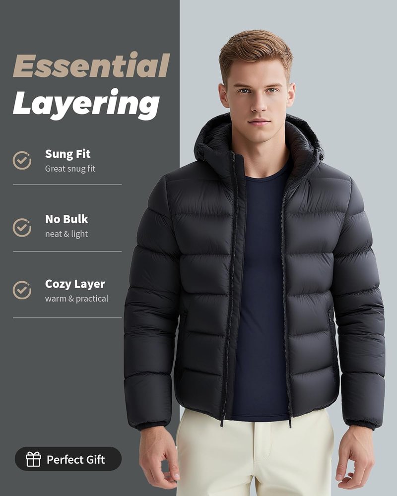 Thermal Underwear for Men - Fleece Lined Long Johns | Cold Weather Base Layer Set