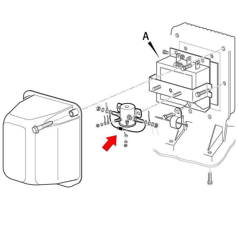 10L0L Golf Cart Solenoid Resistor Assembly for 1989-up EZGO Electric Vehicles,Replace OEM# 21764G1 (2 Packs)