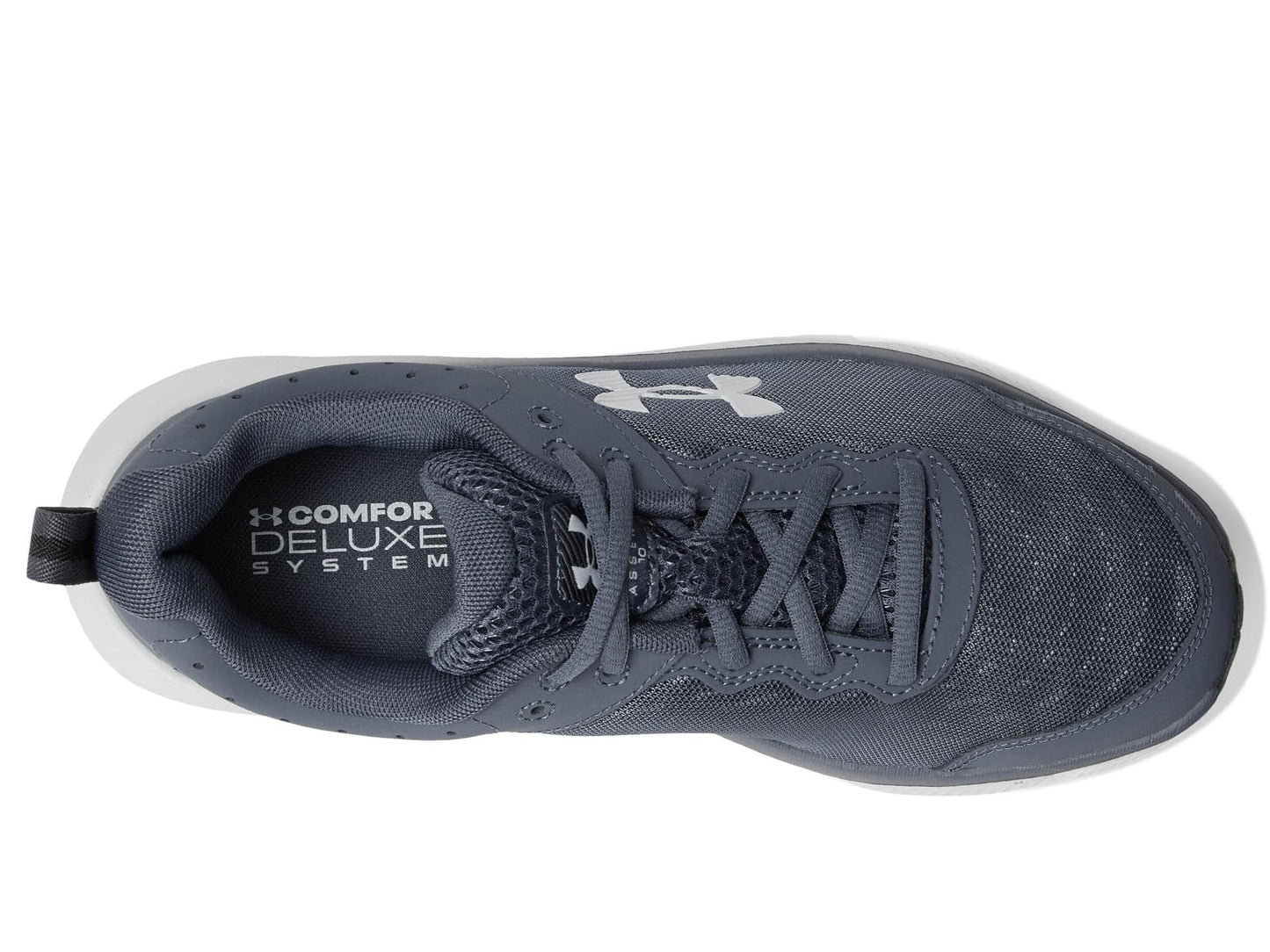 Under Armour Mens Charged Assert 10 Downpour Gray/Downpour Gray/Halo Gray 15 Medium