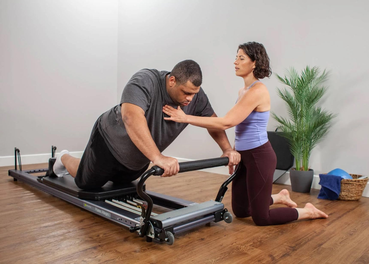 Balanced Body Allegro Stretch Pilates Reformer, Workout Equipment and Pilates Exercise Equipment for Home or Studio