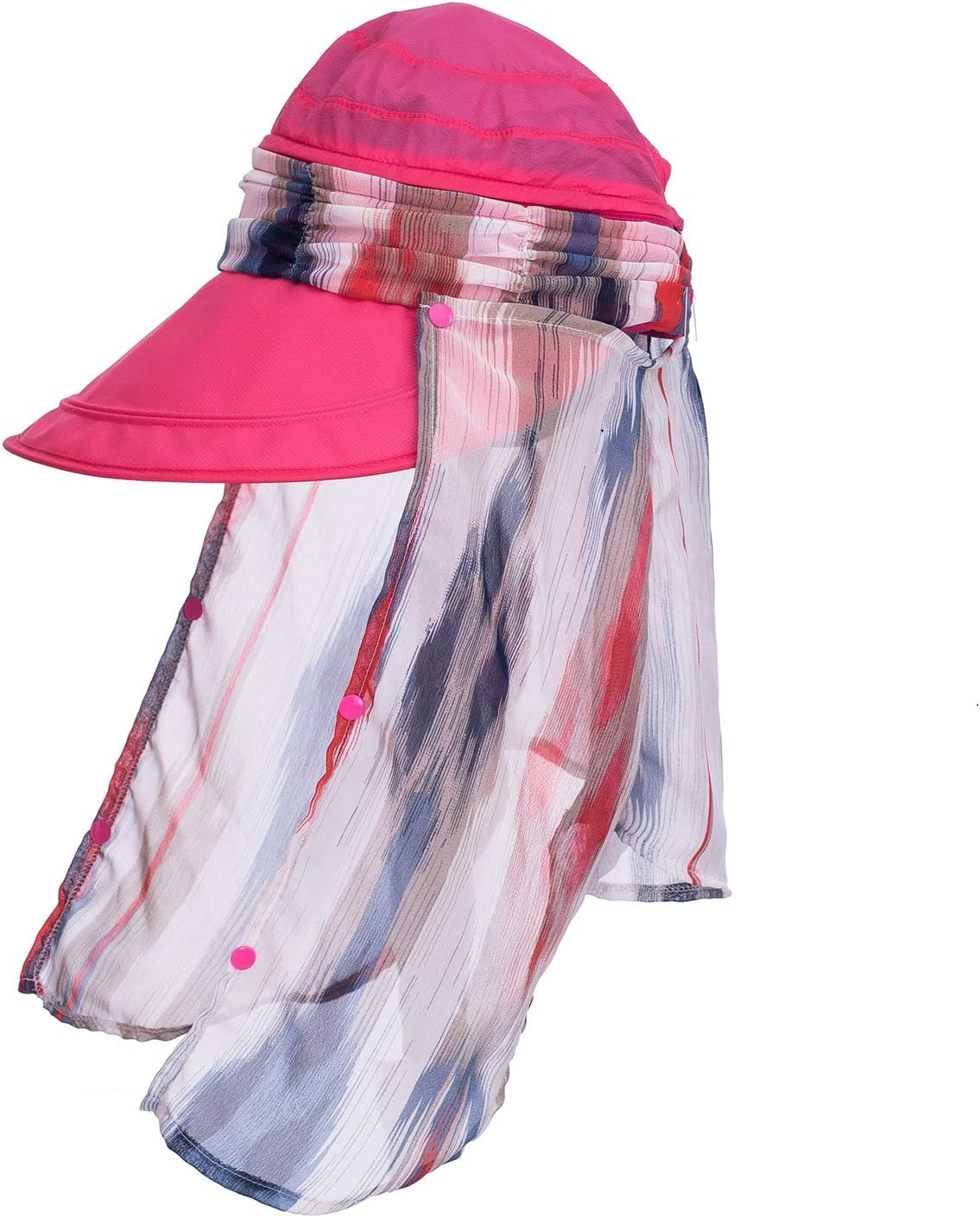 Women’s UPF 50+ Sun Protection Hat - Wide Brim Flap Visor for Summer Outdoor Activities | Beach Hat with Neck Shield