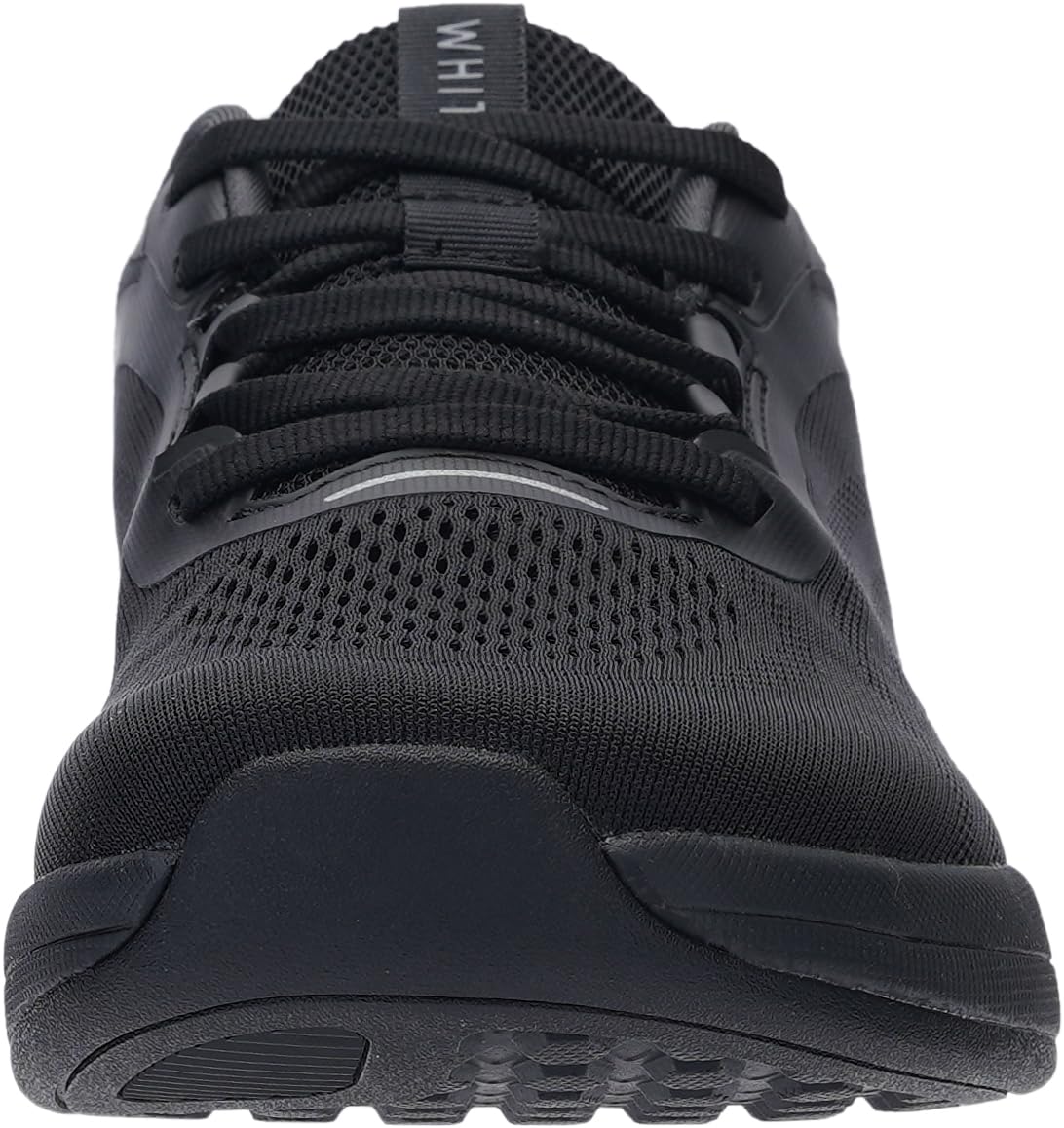 WHITIN Women's Zero Drop Wide Toe Box Road Running Shoes Width Size 11 Lightweight Slip Resistant Tennis Training Walking Sneaker Female 43 All Black