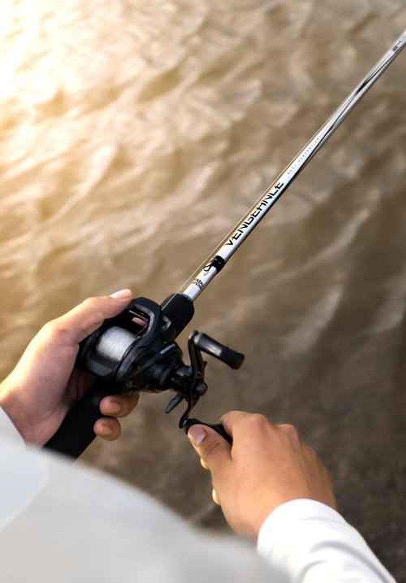 Abu Garcia Vengeance Low Profile Baitcast Reel, Reliable Freshwater Fishing Reel, Lightweight Graphite Frame and Sideplates, MagTrax Braking System, Power Disk Drag System, Max Drag of 20lb | 9.1kg