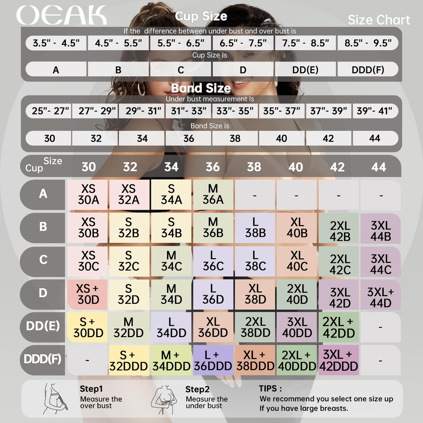 OEAK Womens Deep V Bras Wireless Comfortable Bra Supportive No Underwire Bras Tshirt Push Up Bralettes Plunge Seamless Bra Nude L