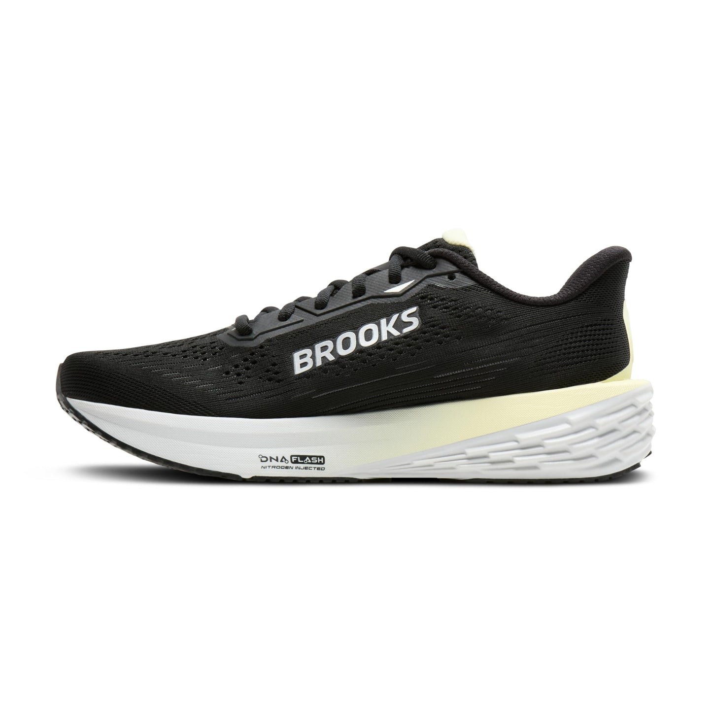 Brooks Women’s Launch 12 Neutral Running Shoe - Black/Luminary/Oyster - 8 Medium