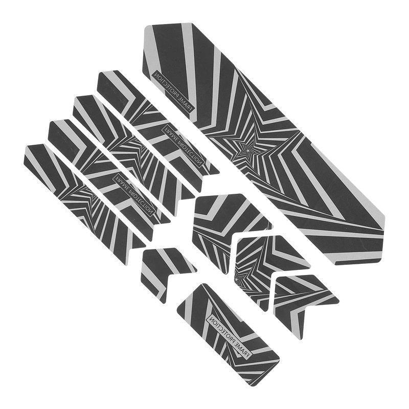 Honio Bike Frame Reflective Stickers, Bike Frame 3D Night Reflection Sticker Obvious for Mountain Bikes for DH Downhill Vehicles