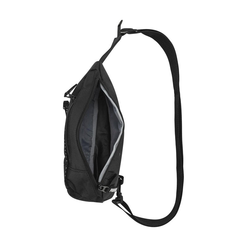 PUMA EVERCAT SIDEWALL SLING BACKPACK,Black/Silver,One Size