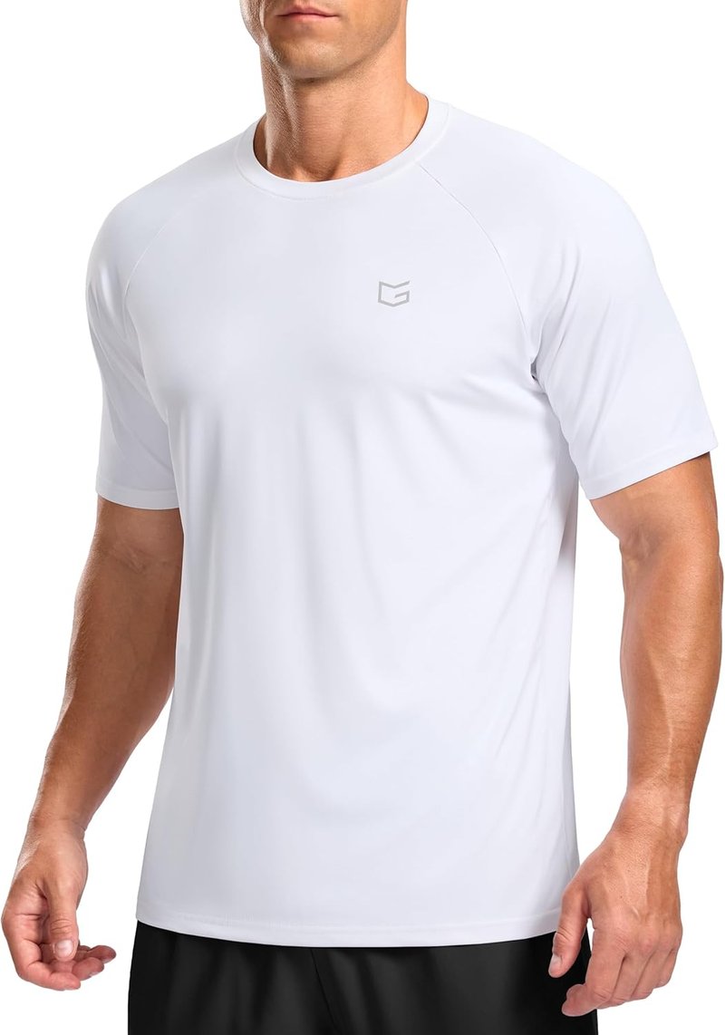 Men's Athletic Workout T-Shirts - Moisture-Wicking Cooling Performance Tee for Gym & Tennis | Short Sleeve