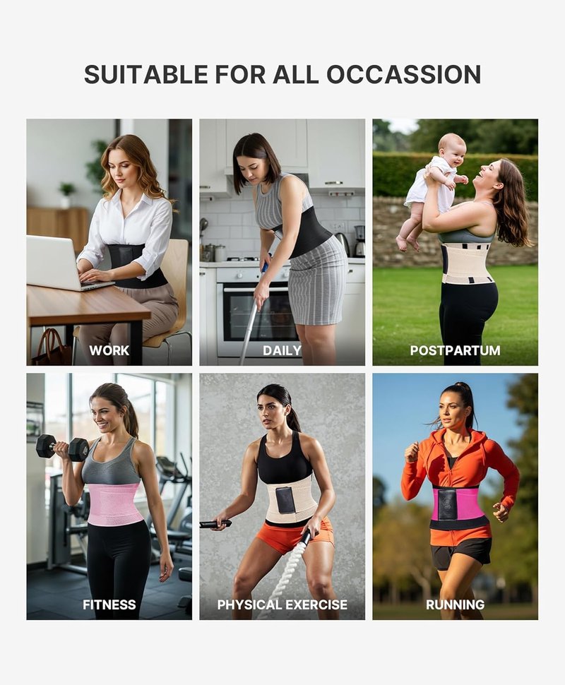 Waist Trainer for Women - Shapewear Corset for Tummy Control | Postpartum Body Shaper