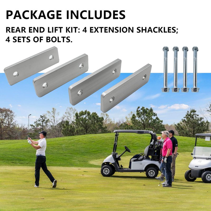 Rear End Lift Kit for Club Car Precedent Onward Tempo gas electric golf cart 2004 UP 2005 2006 2007-2020 2021 2022 2023 2024/1 inch
