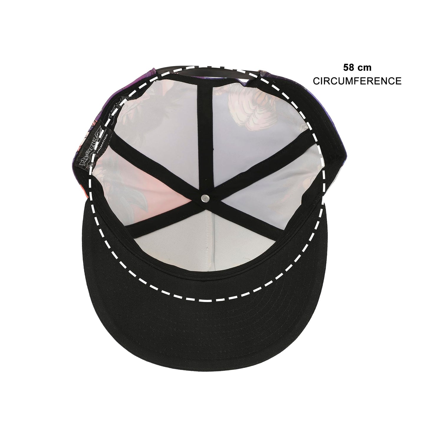 Bioworld Dragon Ball Z Sublimated Panels Poly B15 Snapback