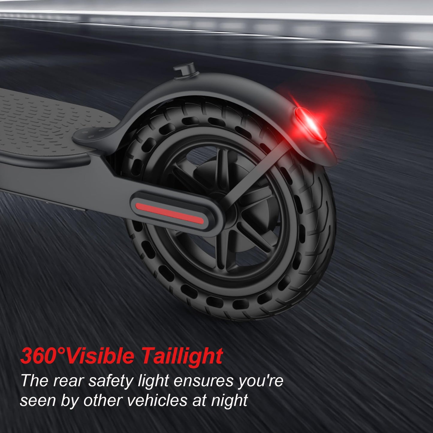 VOLTVOGUE Electric Scooter for Adults, Folding E Scooter with 350W Motor,19 Mph Top Speed, Max 12 Miles Long Range, 8.5' Solid Tires Commuting Scooters with Dual Brakes System, APP
