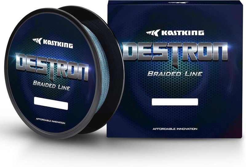 KastKing Destron Braided Fishing Line - Ultra-Thin, Abrasion Resistant, Improved Knot Strength | 75% Thinner Than Mono