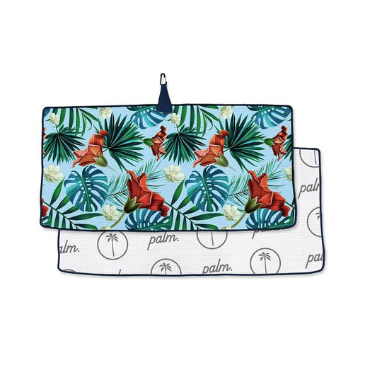 Palm Golf Towel (Barrels)