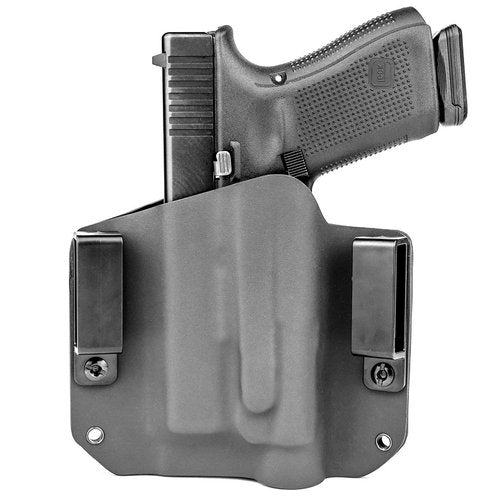 OWB Holster for Streamlight TLR-1 - Stealth Black USA (Right-Hand, for Glock 19,23,32 - Gen 3 & 4 Compatible)