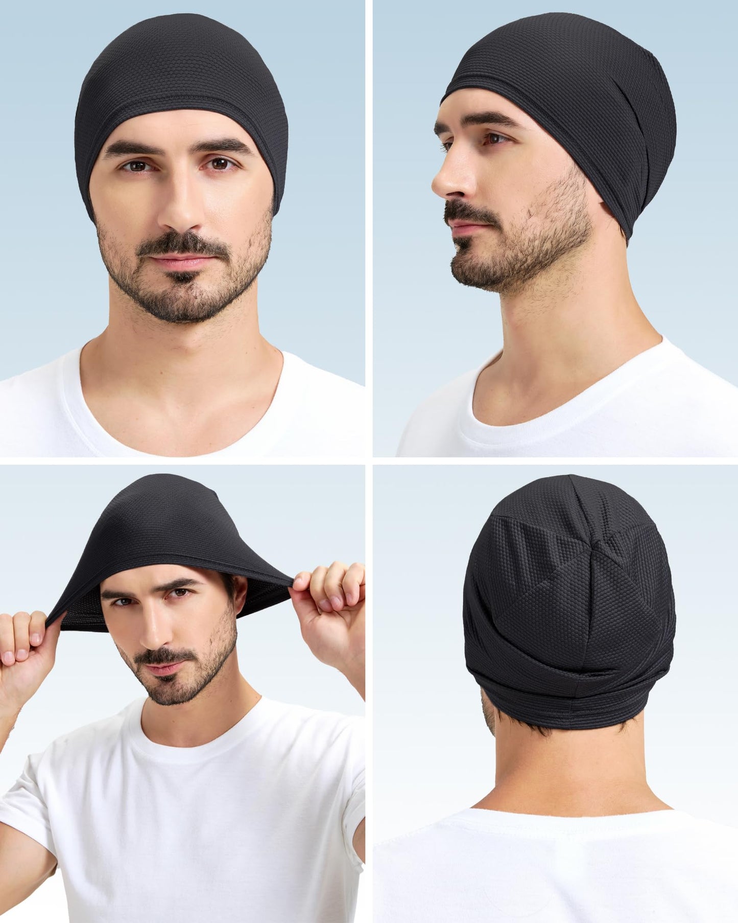 ROYBENS Cooling Skull Caps for Men, Cooling Hats for Women, Summer Beanie