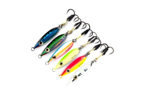 Palomar Flat Fall Jig Slow Pitch Vertical Iron Ocean Lure | MUSTAD Hooks-Owner Rings | Kevlar Assist Cord | 10 Colors-5 Weights | 6-Pack / 2-Pack Bulk Prices | Evolutionary Graphene Paint | US Owned