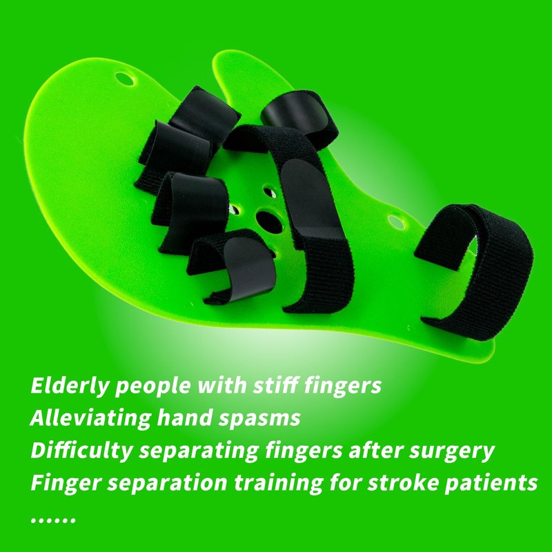 PSNOOK Resting Hand Splint with Finger Support,Brace for Stroke RecoveryFinger Straightener Extender, Hand Therapy Equipment (Fits Right or Left)