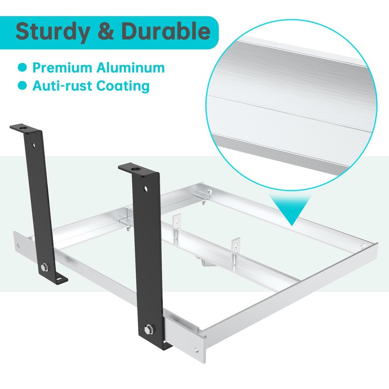 10L0L Aluminum Battery Tray Rack for EZGO TXT/Medalist, Freedom TXT and Valor 36V/48V Electric 1994+ Golf Carts, Replace 70046-G01 600496, Heavy Duty Construction and No Drilling