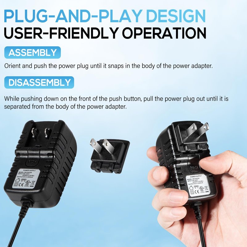010-11873-00 AC Power Adapter Cable USB Cable Fits for Garmin Alpha 100, Drive 53, Rino 700/750/755T, T 5/5X, TT 10/15/15X Dog Device