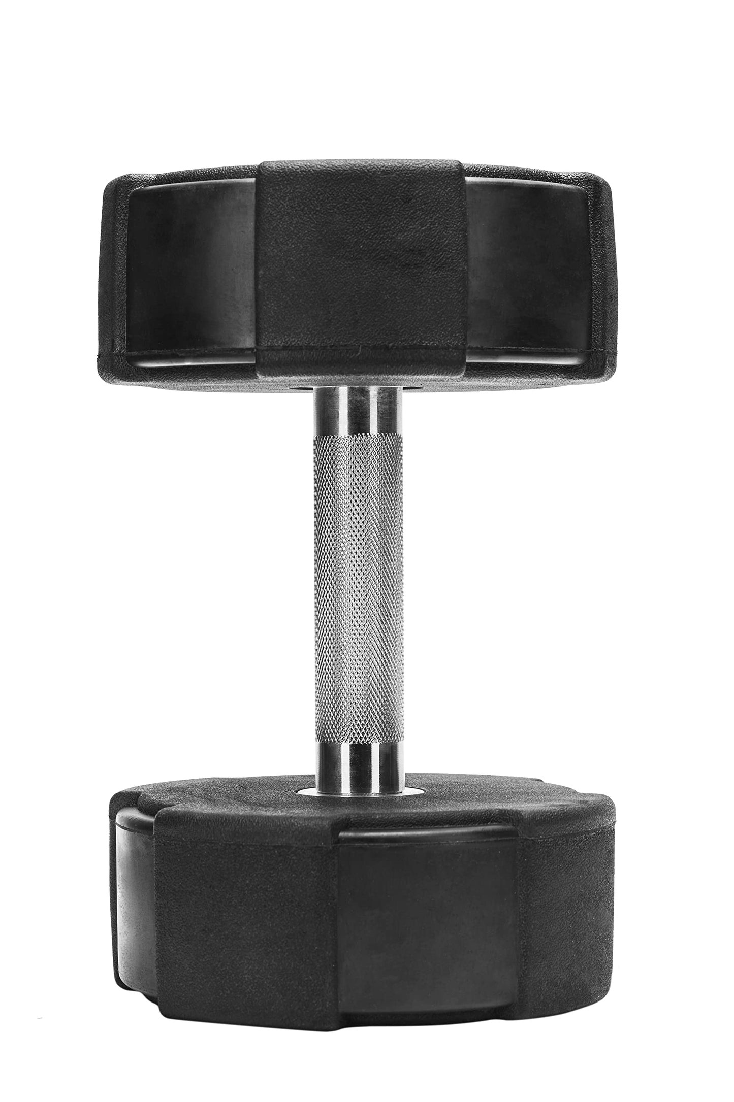 Rubber Encased Dumbbell - Available for 5lb 10lb 15lb 20lb 25lb 30lb 35lb 40lb 45lb (40LB SINGLE)