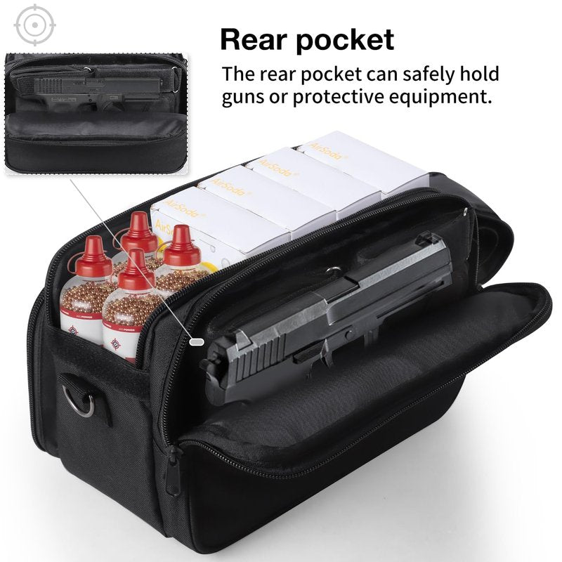 CO2 Cartridges Storage Case Compatible with Crosman, Umarexss, Air Gun Case Perfect for Air Guns CO2 Cartridges 4.5mm Coated BBs Storage and Transportation, Protective Storage Bag, Indoor Outdoor