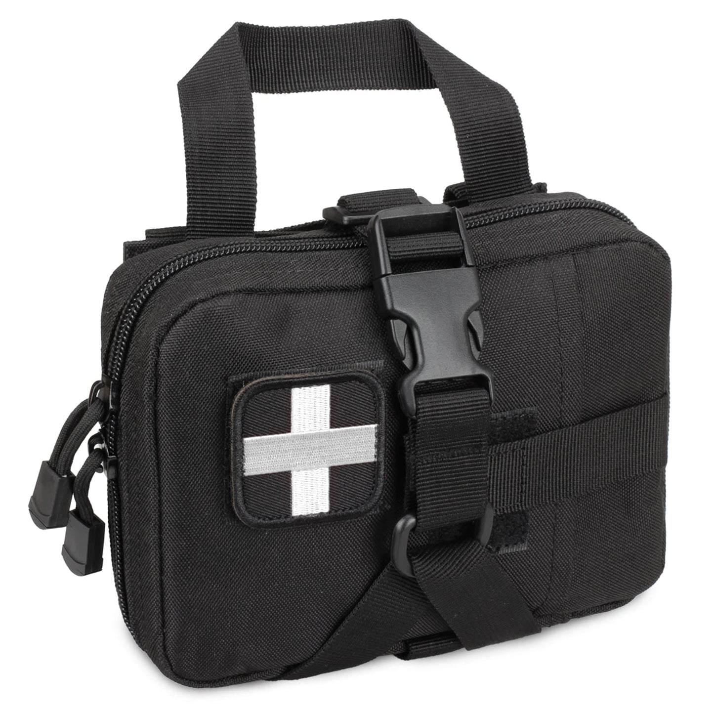 LIVANS Tactical IFAK Pouch, Rip Away Molle First Aid Bag Tear-Away Medical Pouch Emergency EMT Bag for Travel Outdoor Hiking(Pouch Only, First Aid Kits NOT Included)