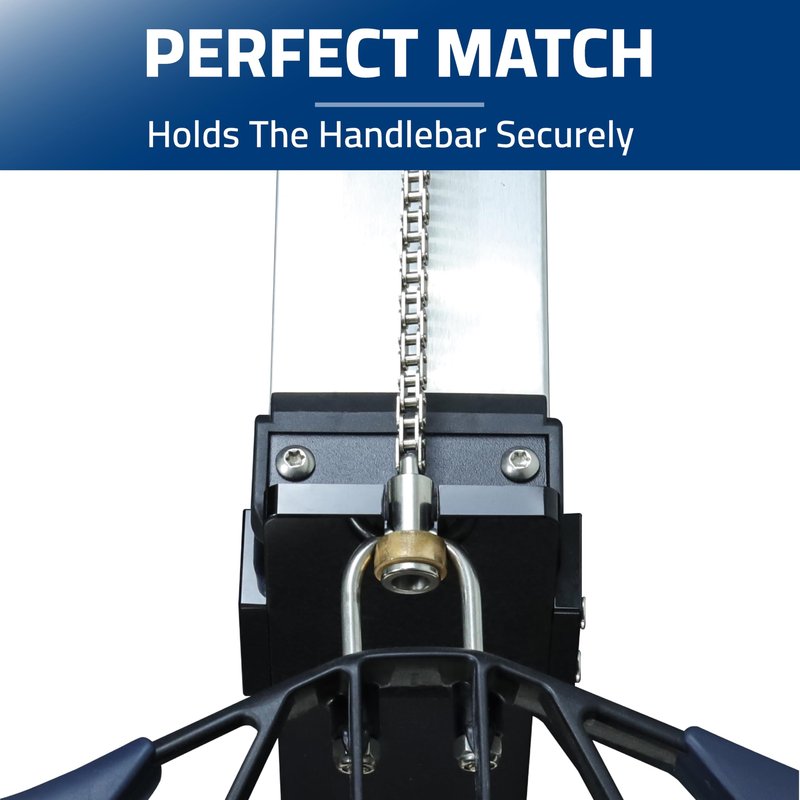 Handlebar Holder Compatible with Concept 2 Rowing Machine Model D&E and Rowerg, Chain Holder Only, Handle Bracket, Chain Maintenance, Lubing Helper, Rowing Machine Accessories, Handlebar NOT Included