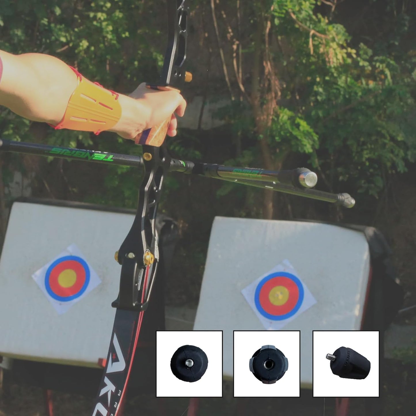 Bow Stabilizer Ball Dampers - Archery Silencers & Shock Absorbers for Recurve & Compound Bows