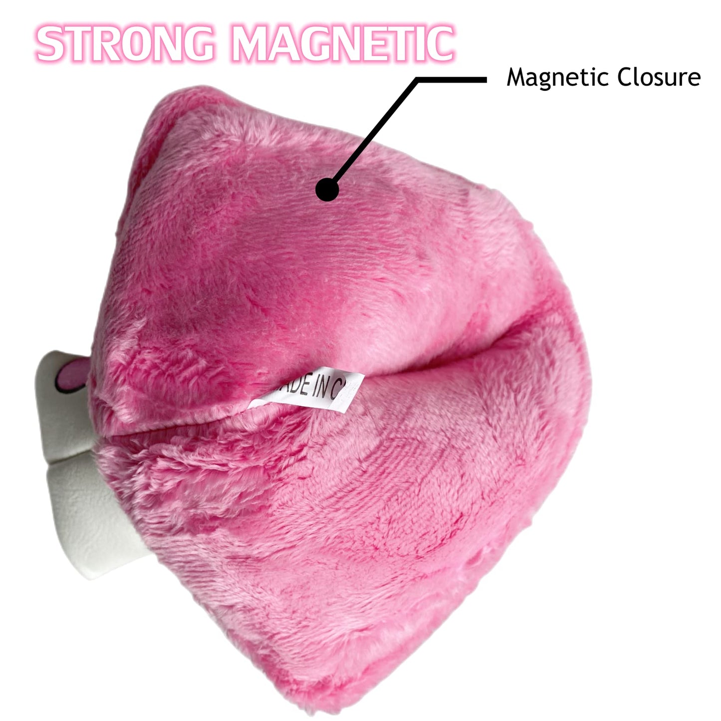 Putter Cover Magnetic Bunny Year Bunny Putter Headcover Golf Putter Head Cover Headcover Magnetic Golf Blade Putter Cover (Pink for Girls, Blue for Boys) (Pink Bunny)