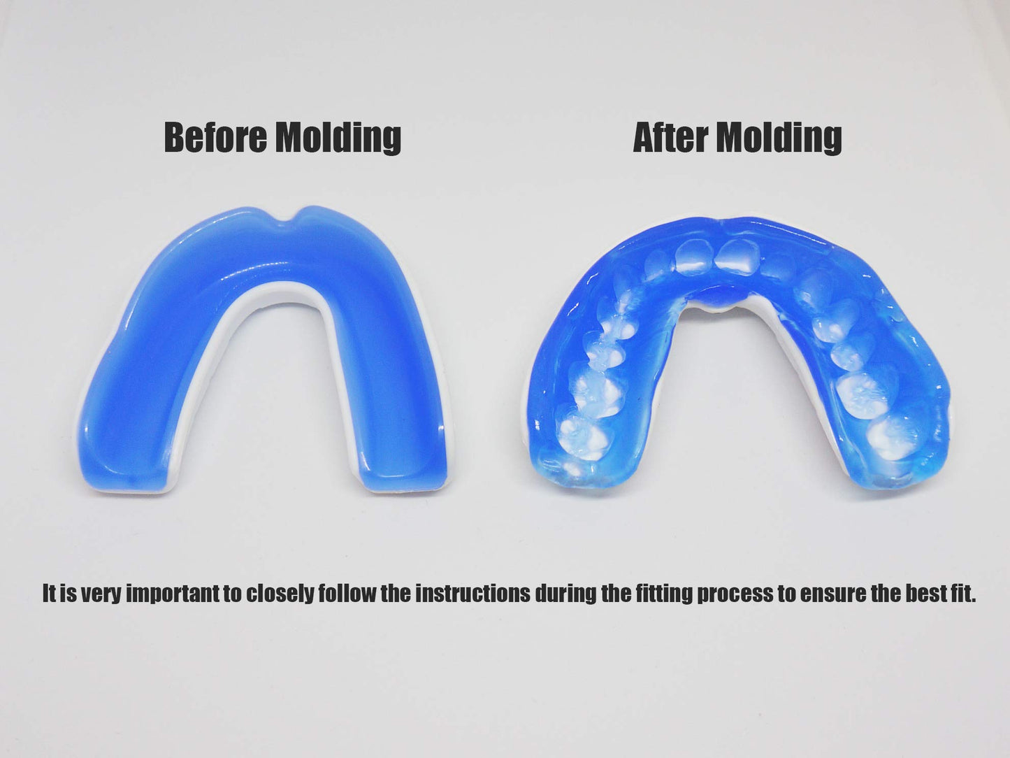COOLLO SPORTS Boil and Bite Mouth Guard (Youth & Adult) Custom Fit Sport Mouthpiece for Football, Hockey, Rugby, Lacrosse,Boxing,MMA(Free Case Included)