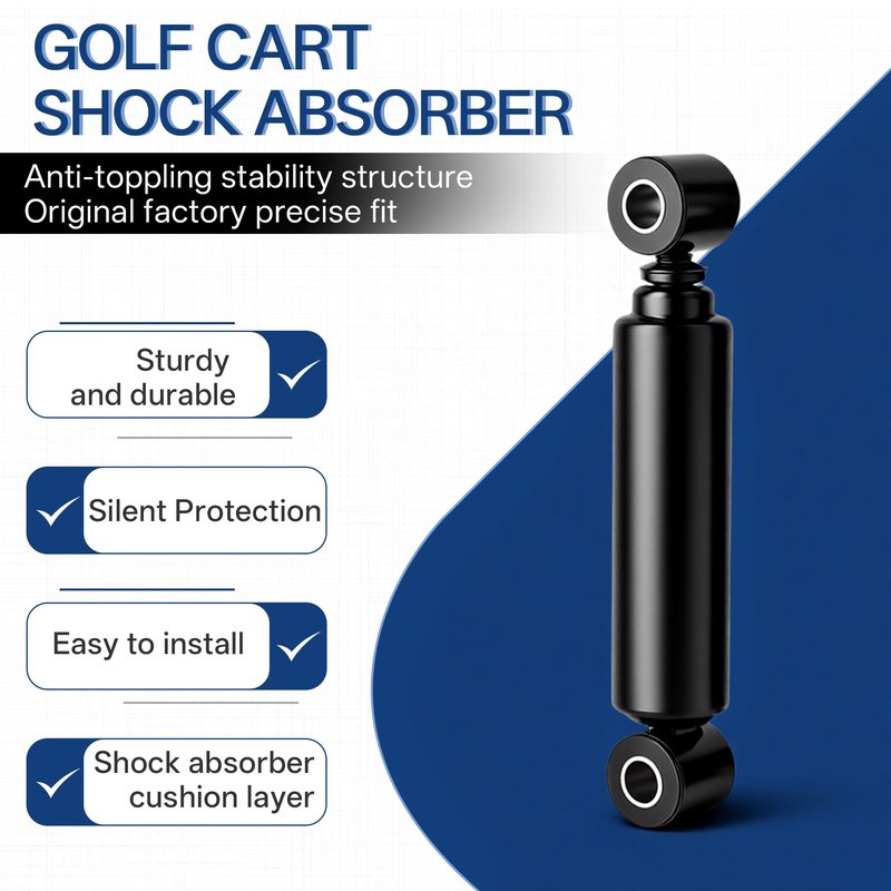 MIXOPOLY Golf Cart Front Shock Absorbers (2pcs), Fits Club Car DS G&E 1981-2011, Precedent G&E 2004-up, OEM # 1014235, 102588601, 1010991