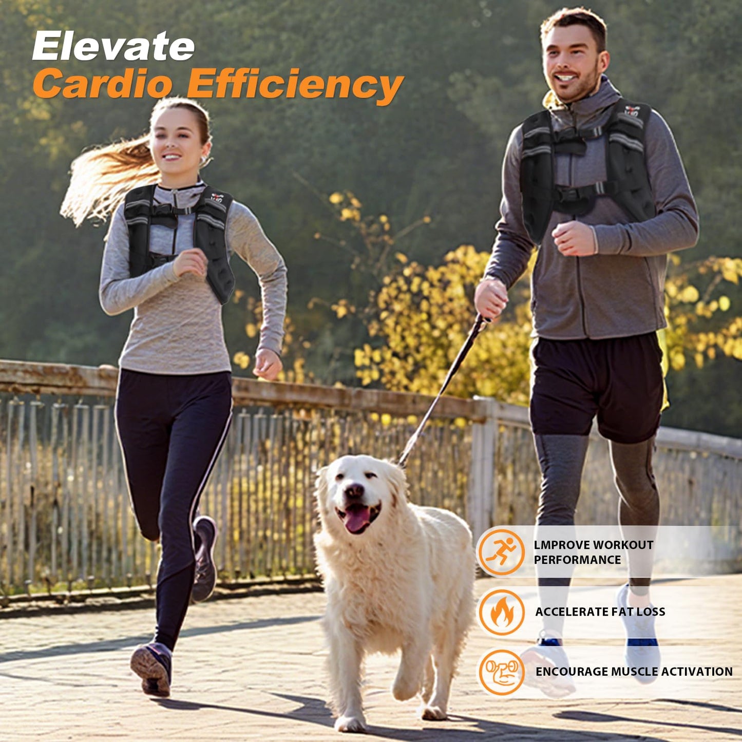 VBSD Weighted Vest Woman 12LB Weight Vest for Women Men Body Weight Vests for Walking Strength Training Running Workout Jogging Fitness Black