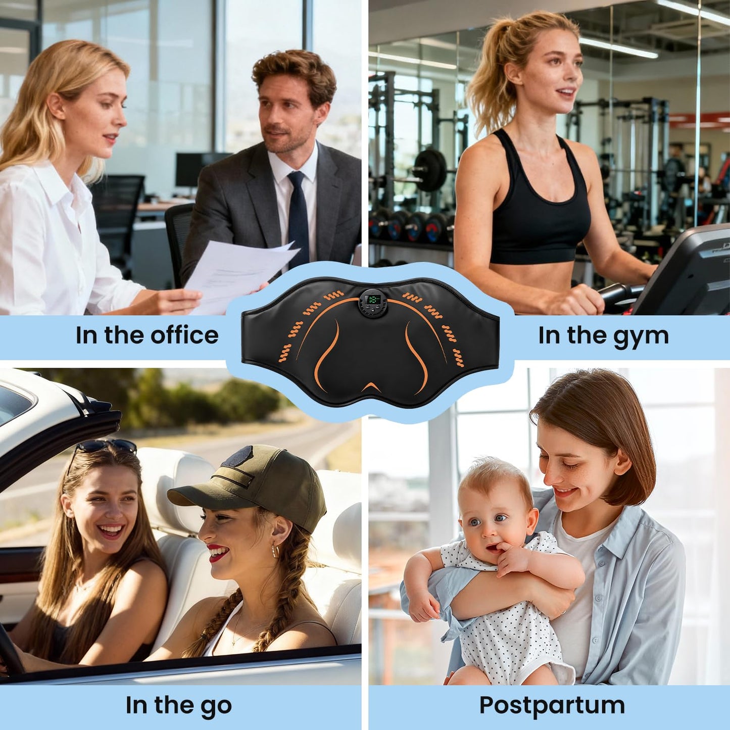 Hip Trainer Glute Muscle Stimulator, Butt Lifting Machine & Muscle Toner, Muscle Stimulator for Lifting HIPS, Home Workout Equipment for Women