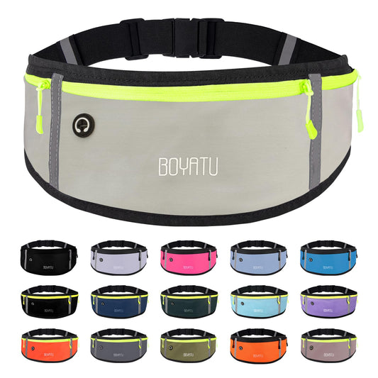 Running Belt Fanny Pack Waist: Workout Running Waist Pack - Slim Runner Belt Running Phone Holder Belt Slim Band Pack Running Fanny Pack Accessories for Workout Fitness