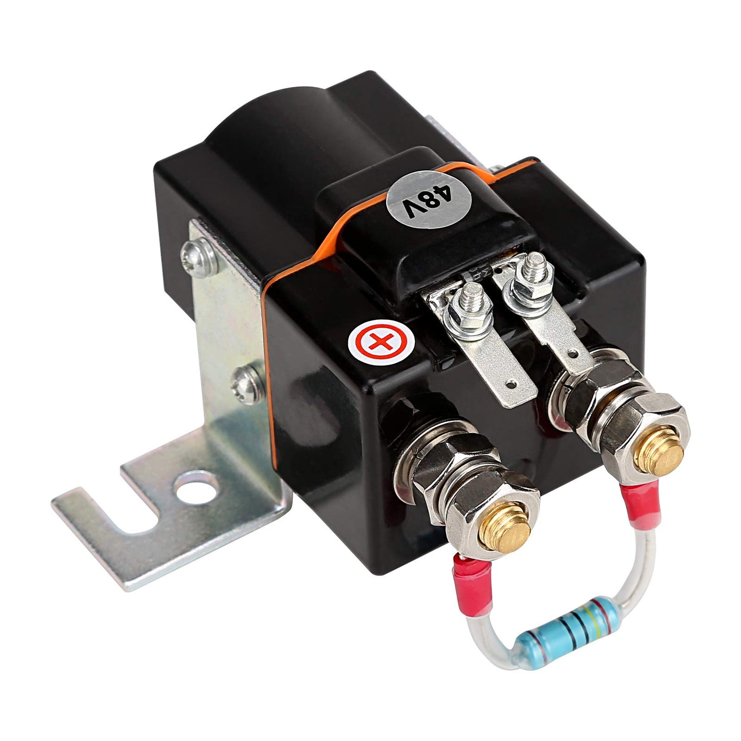 10L0L Golf Cart 48V Solenoid for Club Car DS & Precedent 2000-up, with Resistor, OEM# 101908701 102774701 1014947