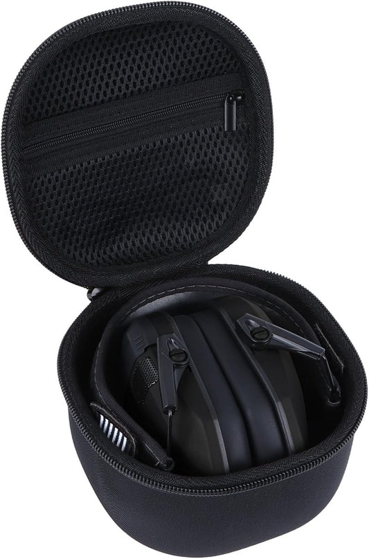 Walker’s Razor Slim Hearing Protection Earmuff Storage Case - Durable & Compact Design