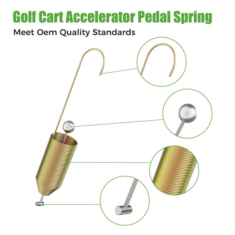 10L0L Golf Cart Accelerator Pedal Return Spring Compatible with EZGO RXV Electric 2008-up Golf Cart,Throttle Return Spring Replacement OEM# 3504600-JSA2C48A-000